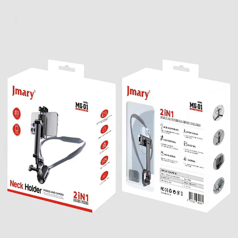 Jmary MG-01 2in1 Eller Serbest Boyun Askılı Telefon Tutucu Jmary MG-01 2in1 Eller Serbest Boyun Askılı Telefon Tutucu